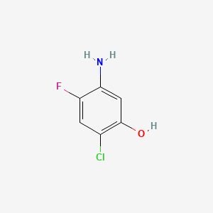 B1329930 5-Amino-2-chloro-4-fluorophenol CAS No. 84478-72-8