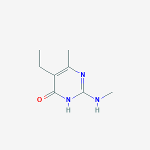 5-Ethyl-6-methyl-2-(methylamino)-3,4-dihydropyrimidin-4-one