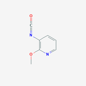 molecular formula C7H6N2O2 B13299329 3-Isocyanato-2-methoxypyridine 