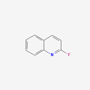 molecular formula C9H6FN B1329933 2-氟喹啉 CAS No. 580-21-2