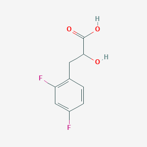 3-(2,4-Difluorophenyl)-2-hydroxypropanoic acid