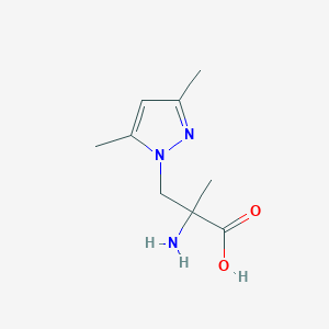 2-amino-3-(3,5-dimethyl-1H-pyrazol-1-yl)-2-methylpropanoic acid