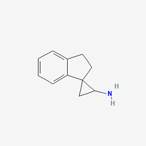 2',3'-Dihydrospiro[cyclopropane-1,1'-indene]-3-amine