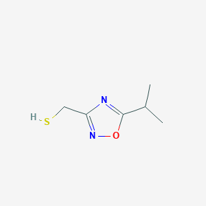 [5-(Propan-2-yl)-1,2,4-oxadiazol-3-yl]methanethiol