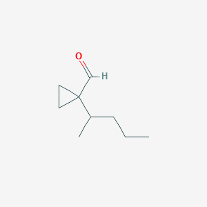 1-(Pentan-2-yl)cyclopropane-1-carbaldehyde