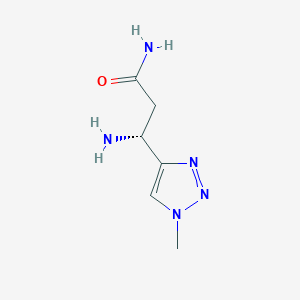 (3R)-3-Amino-3-(1-methyl-1H-1,2,3-triazol-4-yl)propanamide