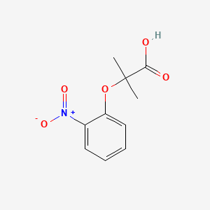 molecular formula C10H11NO5 B1329946 2-甲基-2-(2-硝基苯氧基)丙酸 CAS No. 10514-62-2