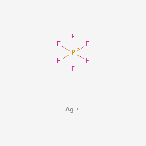 molecular formula AgPF6<br>AgF6P B1329948 六氟磷酸银 CAS No. 26042-63-7