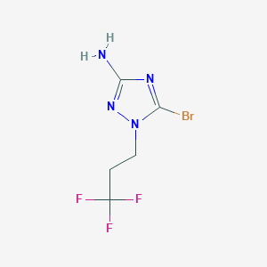 5-bromo-1-(3,3,3-trifluoropropyl)-1H-1,2,4-triazol-3-amine