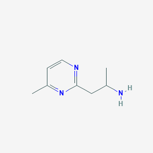 1-(4-Methylpyrimidin-2-yl)propan-2-amine