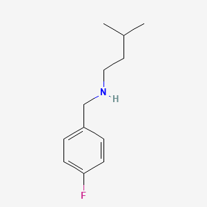 [(4-Fluorophenyl)methyl](3-methylbutyl)amine