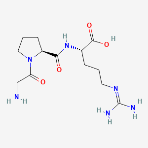 molecular formula C13H24N6O4 B1329960 グリシル-プロリル-アルギニン CAS No. 47295-77-2