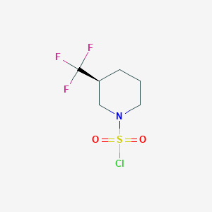 (3S)-3-(Trifluoromethyl)piperidine-1-sulfonyl chloride