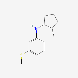 N-(2-Methylcyclopentyl)-3-(methylsulfanyl)aniline