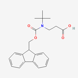 3-[tert-Butyl({[(9H-fluoren-9-yl)methoxy]carbonyl})amino]propanoic acid