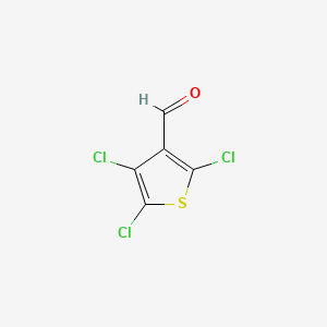 molecular formula C5HCl3OS B1329967 3-噻吩甲醛，2,4,5-三氯- CAS No. 61200-61-1
