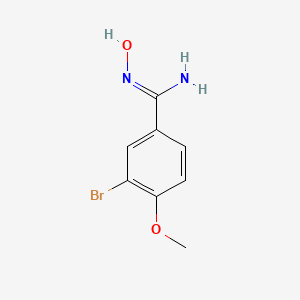 (Z)-3-Bromo-N'-hydroxy-4-methoxybenzene-1-carboximidamide