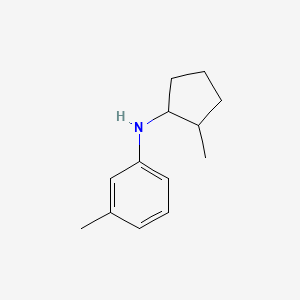 3-methyl-N-(2-methylcyclopentyl)aniline