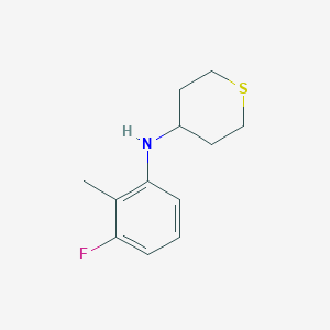 N-(3-fluoro-2-methylphenyl)thian-4-amine