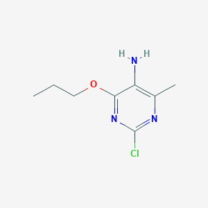 2-Chloro-4-methyl-6-propoxypyrimidin-5-amine