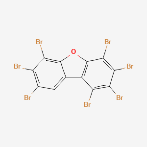 B1329974 1,2,3,4,6,7,8-Heptabromodibenzofuran CAS No. 62994-32-5