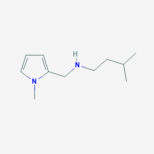 molecular formula C11H20N2 B13299747 [(1-Methyl-1H-pyrrol-2-yl)methyl](3-methylbutyl)amine 