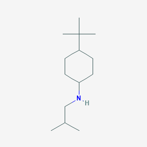 4-tert-butyl-N-(2-methylpropyl)cyclohexan-1-amine