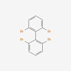 molecular formula C12H6Br4 B1329975 2,2',6,6'-四溴联苯 CAS No. 97038-96-5