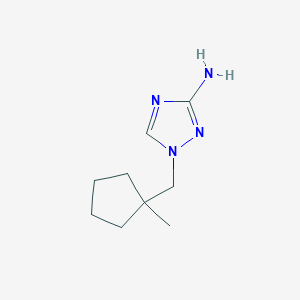 1-[(1-Methylcyclopentyl)methyl]-1H-1,2,4-triazol-3-amine