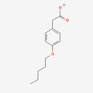 B1329983 2-(4-pentoxyphenyl)acetic Acid CAS No. 55784-08-2