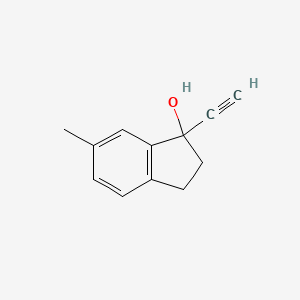 1-Ethynyl-6-methyl-2,3-dihydro-1H-inden-1-OL