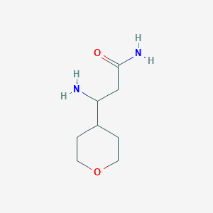 3-Amino-3-(oxan-4-yl)propanamide