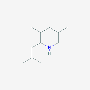 3,5-Dimethyl-2-(2-methylpropyl)piperidine