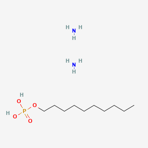 B1329996 Phosphoric acid, monodecyl ester, diammonium salt CAS No. 65138-74-1