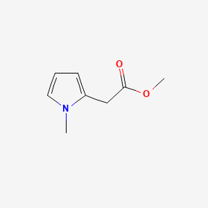 molecular formula C8H11NO2 B1329999 Methyl 1-methyl-2-pyrroleacetate CAS No. 51856-79-2