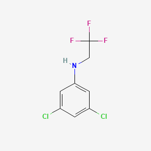 3,5-dichloro-N-(2,2,2-trifluoroethyl)aniline