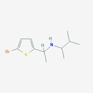 [1-(5-Bromothiophen-2-yl)ethyl](3-methylbutan-2-yl)amine