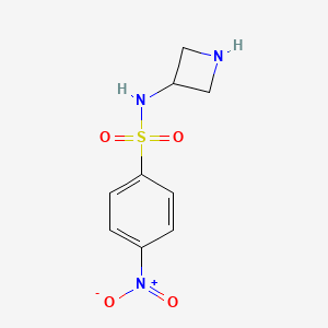 N-(Azetidin-3-YL)-4-nitrobenzene-1-sulfonamide