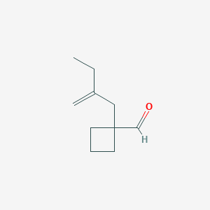 1-(2-Methylidenebutyl)cyclobutane-1-carbaldehyde