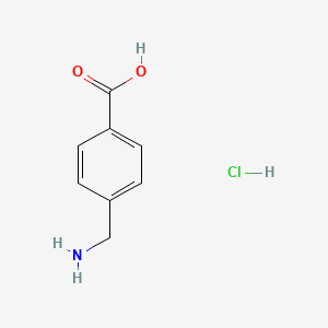 molecular formula C8H10ClNO2 B1330007 4-(氨甲基)苯甲酸盐酸盐 CAS No. 67688-72-6