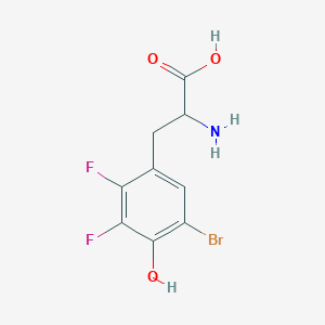 2-Amino-3-(5-bromo-2,3-difluoro-4-hydroxyphenyl)propanoic acid