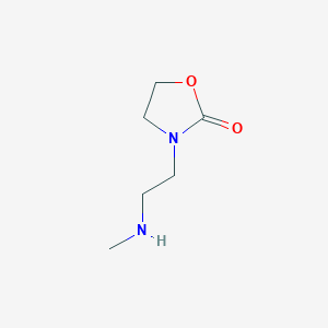 3-[2-(Methylamino)ethyl]-1,3-oxazolidin-2-one