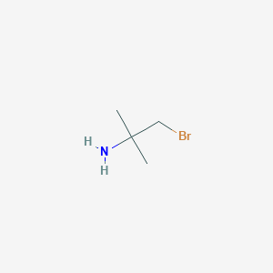 molecular formula C4H10BrN B13300167 1-Bromo-2-methylpropan-2-amine 