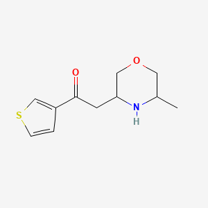 2-(5-Methylmorpholin-3-YL)-1-(thiophen-3-YL)ethan-1-one