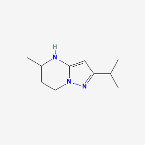 5-methyl-2-(propan-2-yl)-4H,5H,6H,7H-pyrazolo[1,5-a]pyrimidine