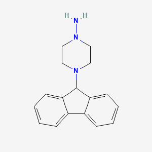 4-(9H-fluoren-9-yl)piperazin-1-amine