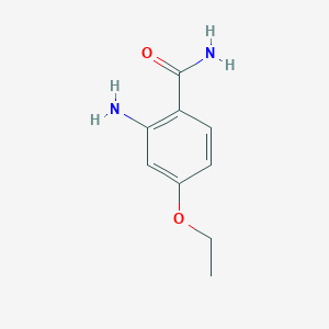 molecular formula C9H12N2O2 B13300301 2-Amino-4-ethoxybenzamide 