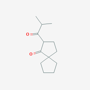 2-(2-Methylpropanoyl)spiro[4.4]nonan-1-one