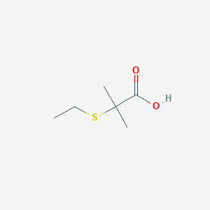 2-(Ethylsulfanyl)-2-methylpropanoic acid