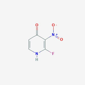 molecular formula C5H3FN2O3 B13300399 2-Fluoro-3-nitropyridin-4-ol CAS No. 1806416-13-6